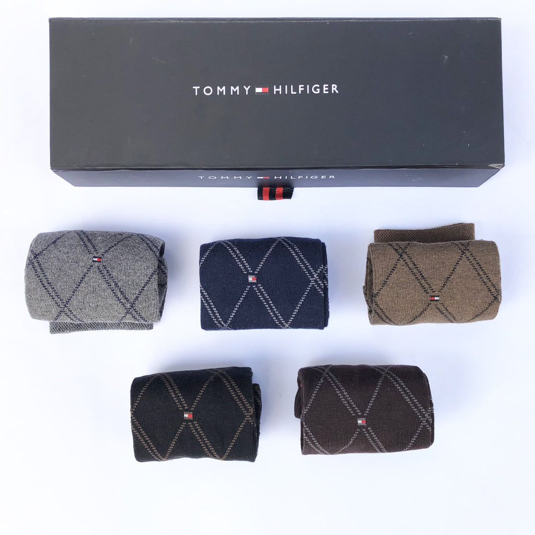 Ultra Comfort Premium Quality Men’s Full Socks – Gift Pack of 5 (T-2)