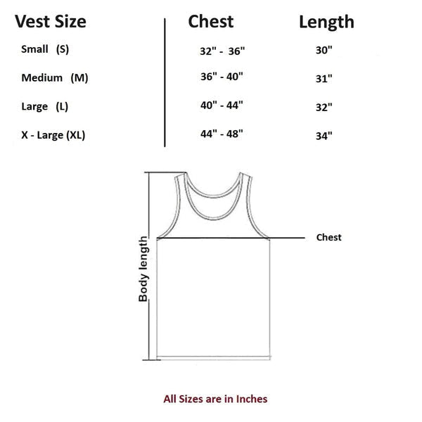 Men,s Essential Premium Vest Deal of 6 (3 Black, 3 White)